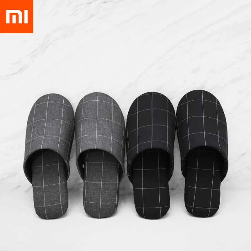 Домашние тапочки Xiaomi Mijia One Cloud мягкие удобные зимние хлопковые нескользящие