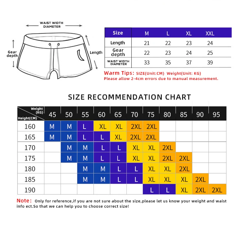 Heavywood Summer Fashion Men's Swimming Trunks Color Contrast Side Pocket Zipper Swimwear Drawstring Elastic Waist Beach Shorts