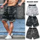 Мужские шорты для фитнеса, сетчатые дышащие влагопоглощающие спортивные баскетбольные брюки, спортивные штаны для бега и отдыха, брюки