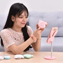 Cute Rabbit Phone Stand with Adjustable Height Angle for Iphones and Ipads tablet Holders Mobile Phone Bracket Stands SP99