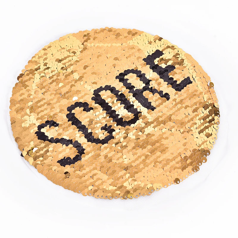 

Football Reversible Patch Change Color Sequins Sew On Patch For Clothes DIY Patch Applique Bag Clothing Coat Sweater Crafts