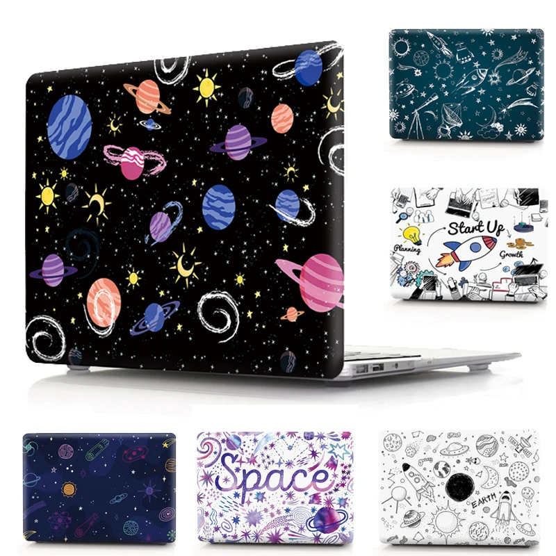 Чехол для Macbook Pro Air 11 13 A1932 рисунки из мультфильма ПВХ жесткий пластиковый чехол Mac