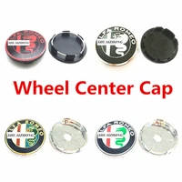 20pcs 50mm 56mm 60mm alfa romeo new color car wheel center hub cap wheel rim caps logo emblem badge car styling auto accessories