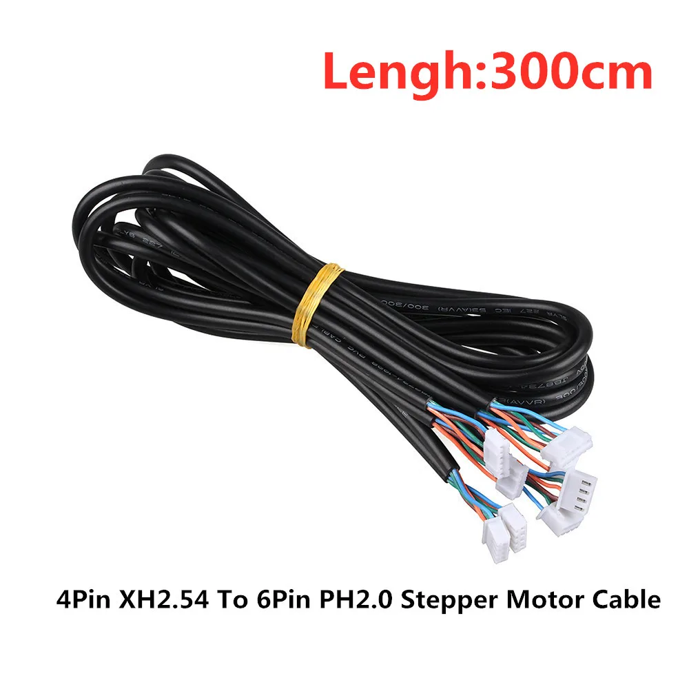Шаговый двигатель Nema 17 3 м 2 шт./компл. 4 контактный XH2.54 6Pin PH2.0 шаговый кабель DuPont line