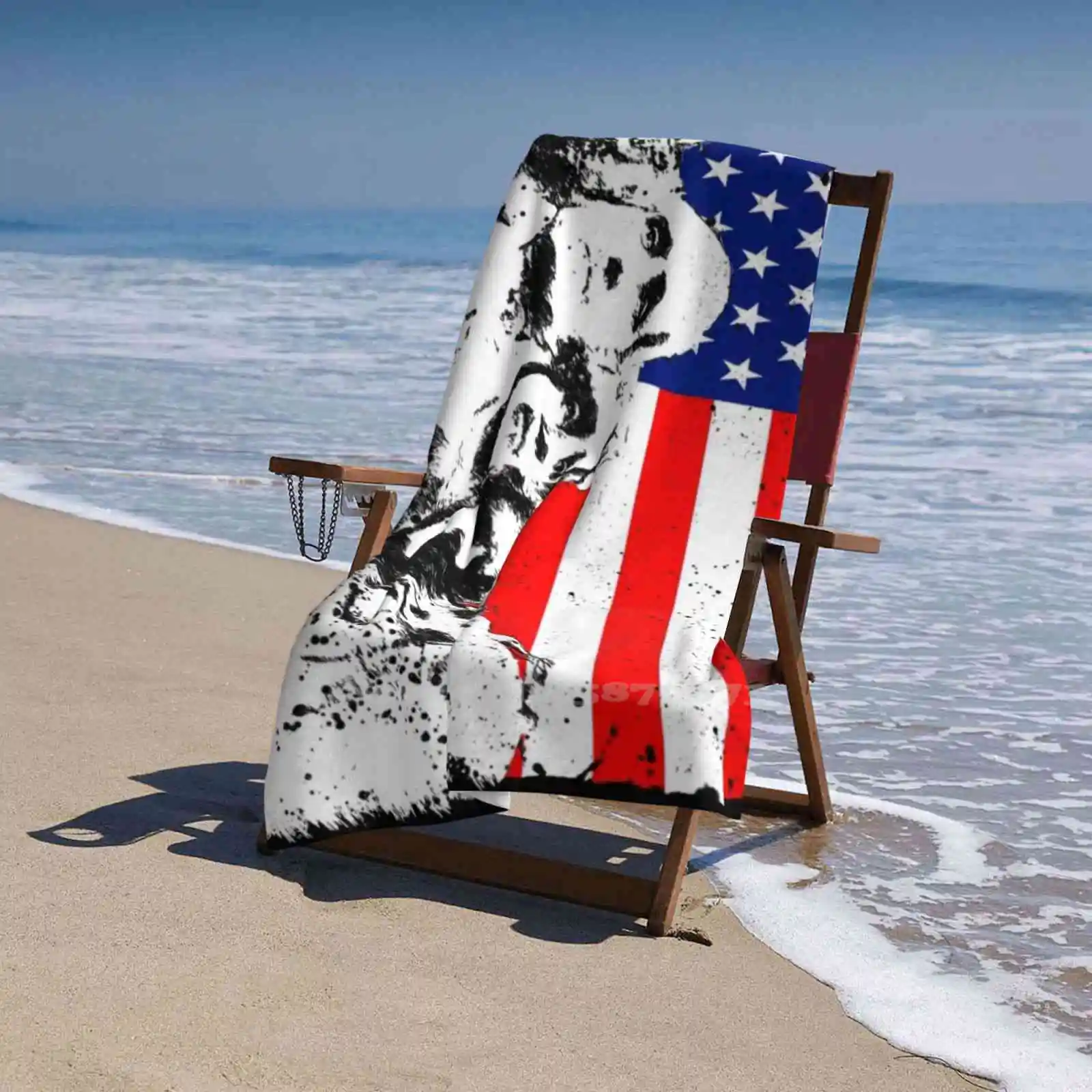 Крепление с флагом США Rushmore на заказ Мягкие спортивные полотенца для дома и улицы