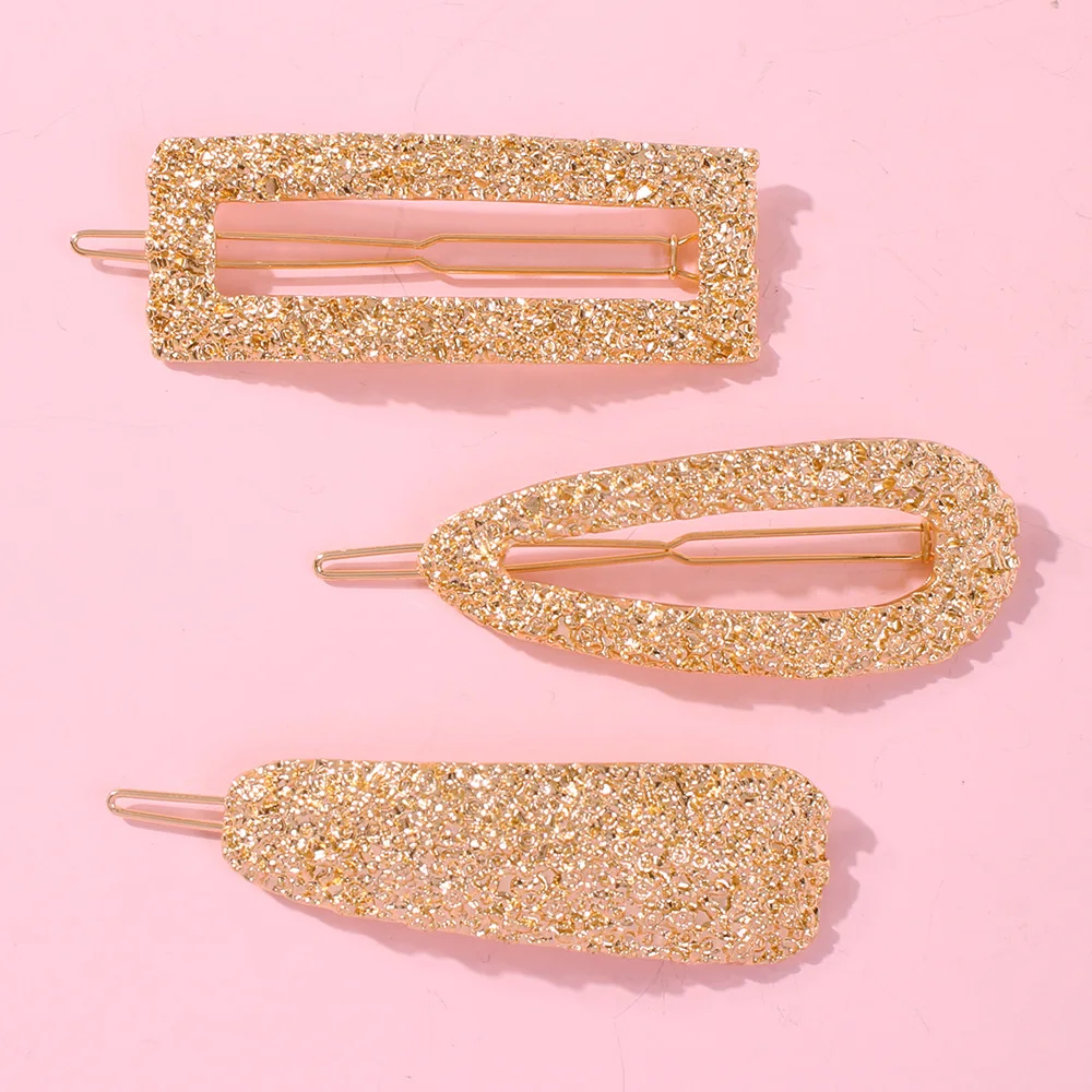 

3pcs New Fashion Pearl Hair Clips for Women Girls Crystal Hair Clip Snap Barrette Stick Hairpin Set Rhinestone Hair Accessories