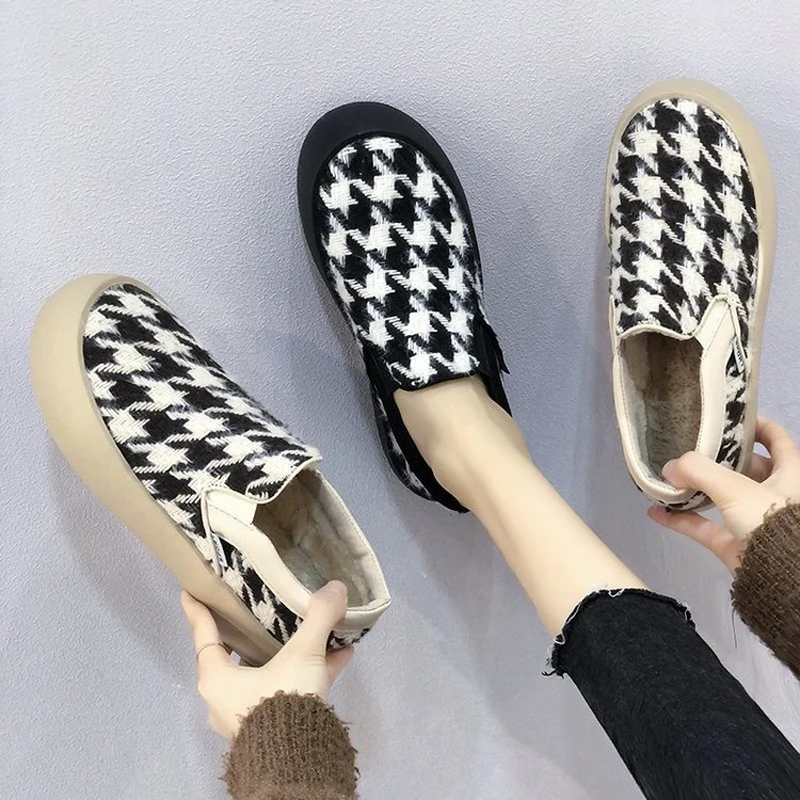 Лоферы женские холщовые Нескользящие простые Вулканизированная подошва