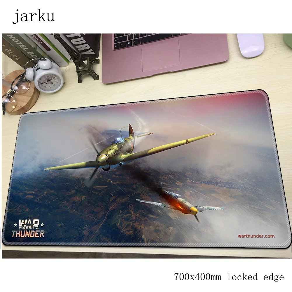 Игровой коврик для мыши war thunder 700x400x3 мм большой мультяшный аксессуары ноутбука и