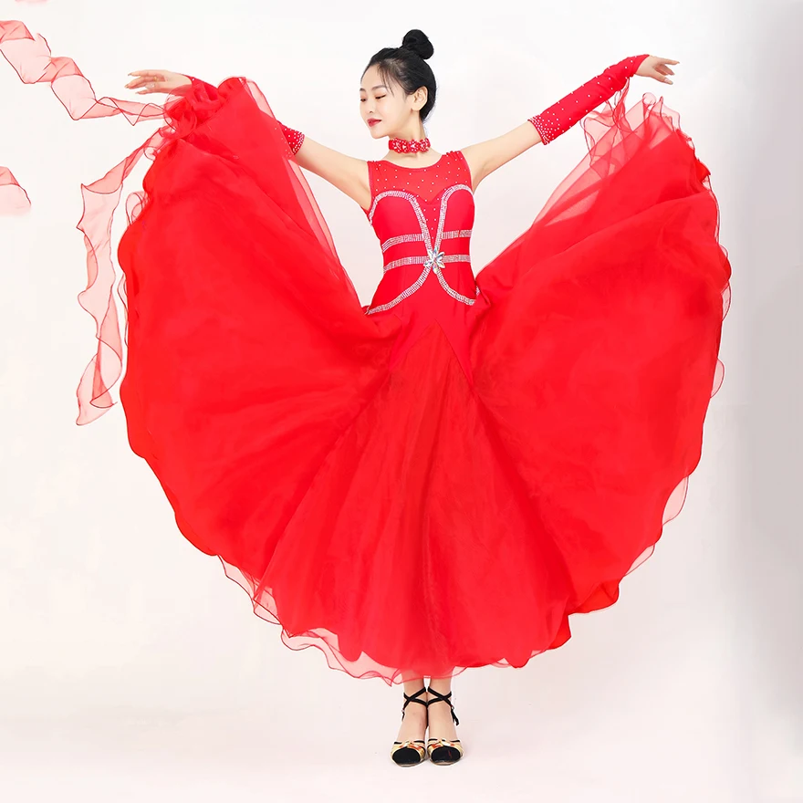 

Женский костюм для современных танцев, костюм для соревнований, костюм для национального стандарта, платье для вальса, платье для бальных танцев