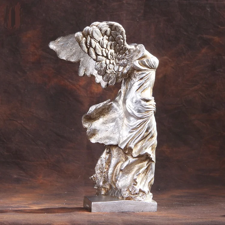 Древняя Греция Крылатая победа самофрака Скульптура Ручная работа смола Франция