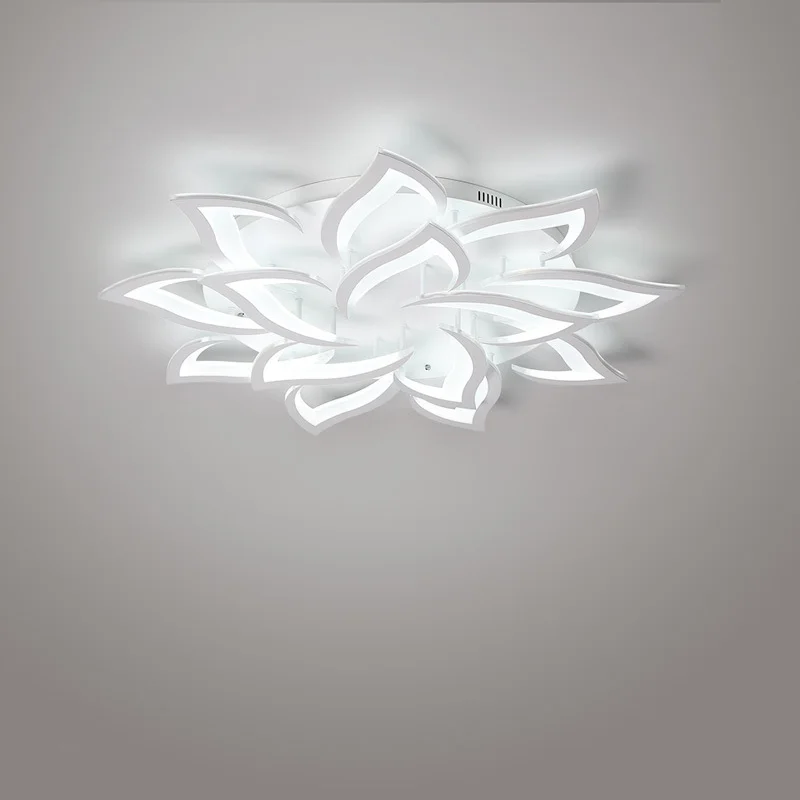 

APP RC Modern LED Ceiling Chandelier Fixtures Kitchen Lights For Dining Living Room Decor Lamps With Remote Dimmable