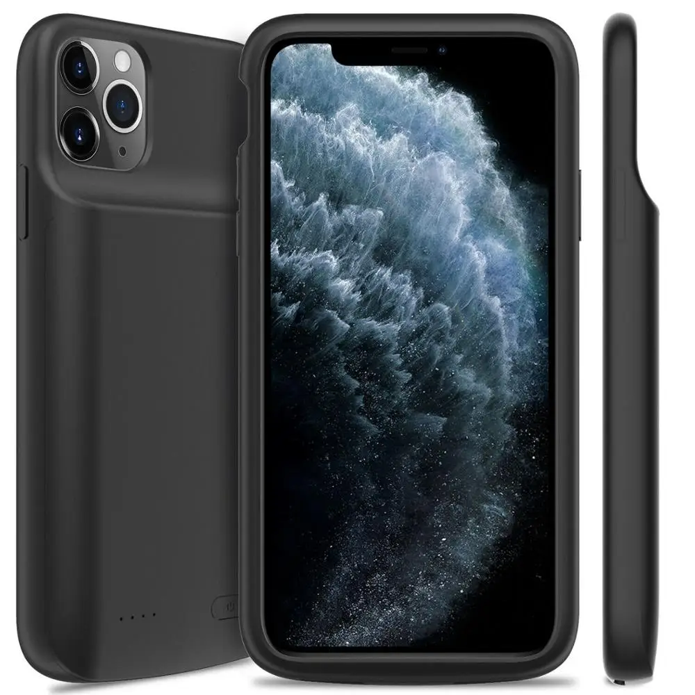 5000 мАч для iPhone 11 11Pro Max PD 18 Вт Быстрая зарядка Внешняя батарея зарядное устройство чехол аудио разъем портативный блок питания защита