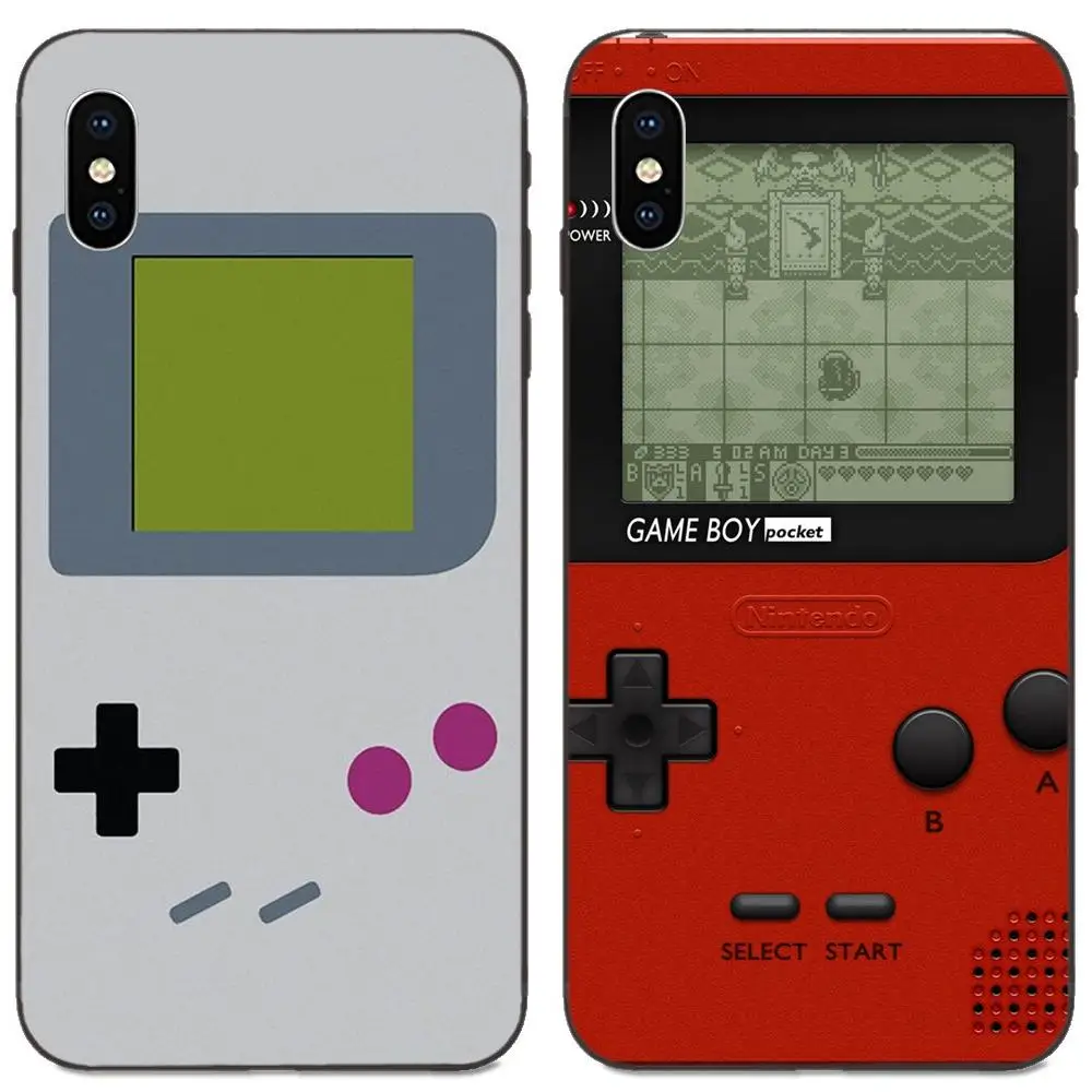 Классическая Игровая приставка Gameboy для Apple iPhone 11 X XS Max XR Pro 4 5 6 6S 7 8 Plus чехлы из ТПУ -