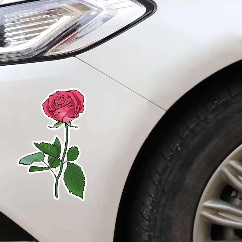 Автомобильные наклейки с цветами Aliauto Красивые розы декоративные аксессуары