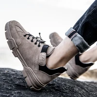 mens shoes new spring and autumn brand fashion british style new personality natural leather outdoor shoes waterproof non slip