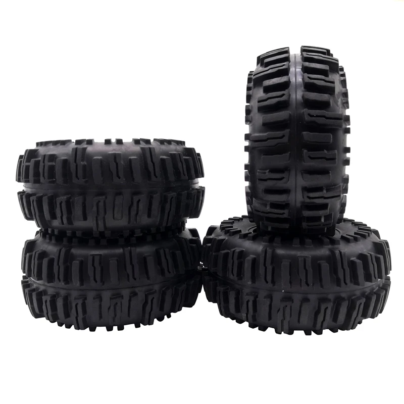 

4pcs Rock Crawler 2.2 inch Tires Soft 128mm Tyre with Foams for Axial Wraith SCX10 Jeep Wrangler TRX-4 2.2 WHEEL