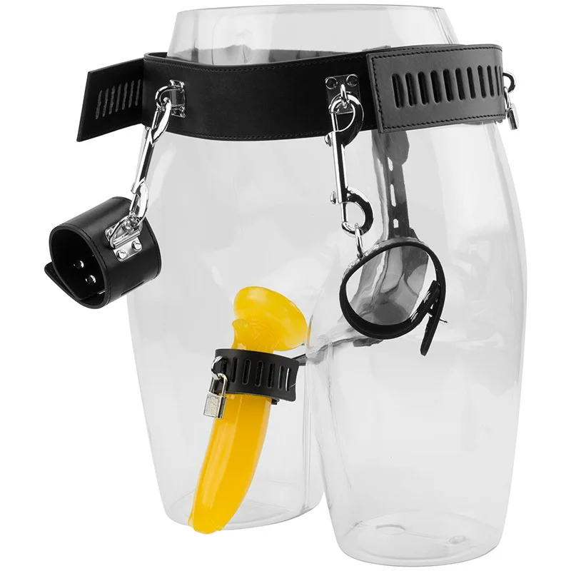 Эротический БДСМ бондаж фиксаторы Мужской Пояс верности наручники клетка на