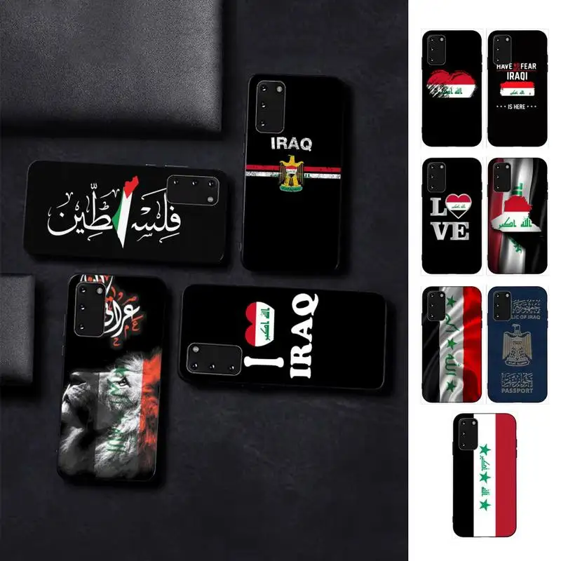 

Iraq Flag Phone Case for Samsung S10 21 20 9 8 plus lite S20 UlTRA 7edge