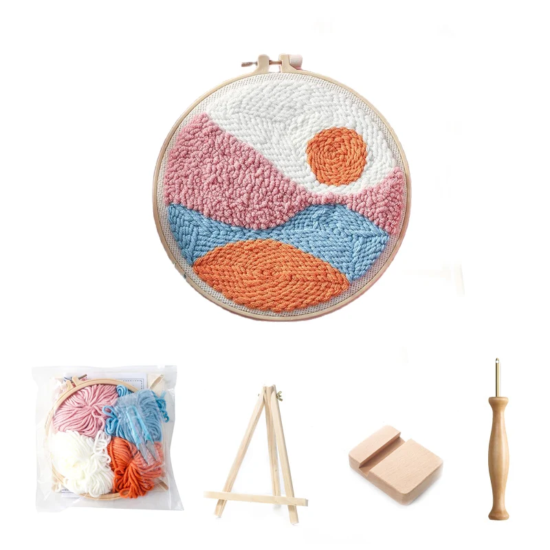 Набор для вышивки и сделай сам крестиком с кольцом начинающих рукоделие шитье