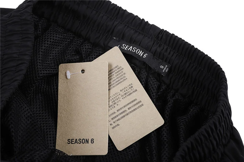 Сетчатые брюки Kanye West сезона 2022FW 6 женские и мужские спортивные уличная одежда