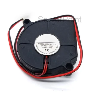 Вентилятор для сервера HB5015H12S-X, 12 в пост. Тока, 0,18 А, 50x50x15 мм, 2-проводной