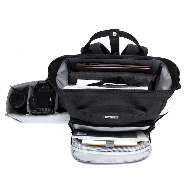 mens backpack travel business trip laptop with camera bags simple outside bag daypacks male leisure large capacity free global shipping