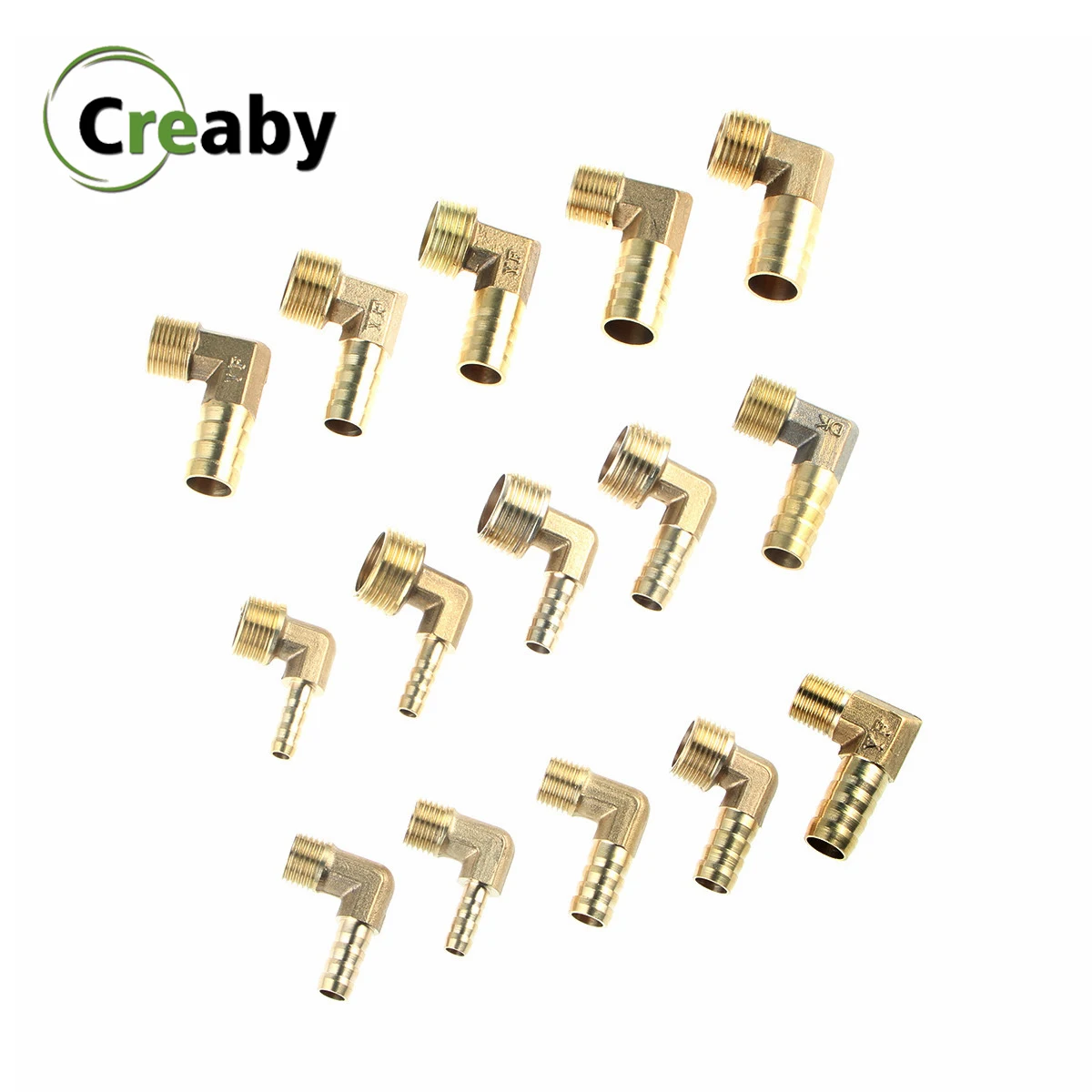 Латунный фитинг для шлангов локоть 6 мм 16 от хвоста до 1/8 &quot1/4&quot 3/8 &quot1/2&quot BSP