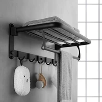 stainless steel bath hardware set fold multifunction wall mounted towel holder luxury elegant prateleiras bathroom hardware di50