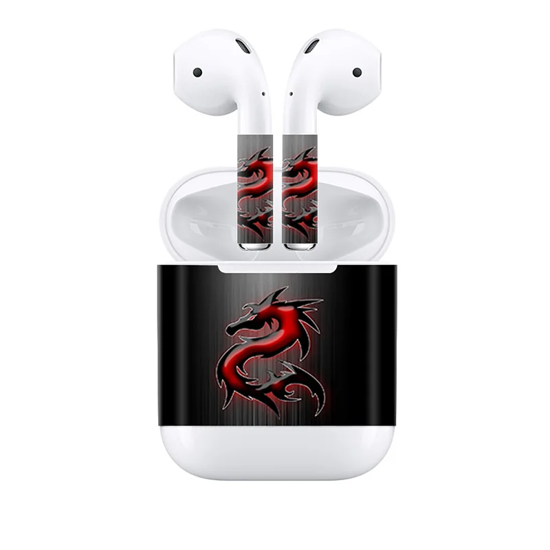 Крутой дизайн 14 цветов в Stocker Airpods стикер для Apple водонепроницаемые наклейки