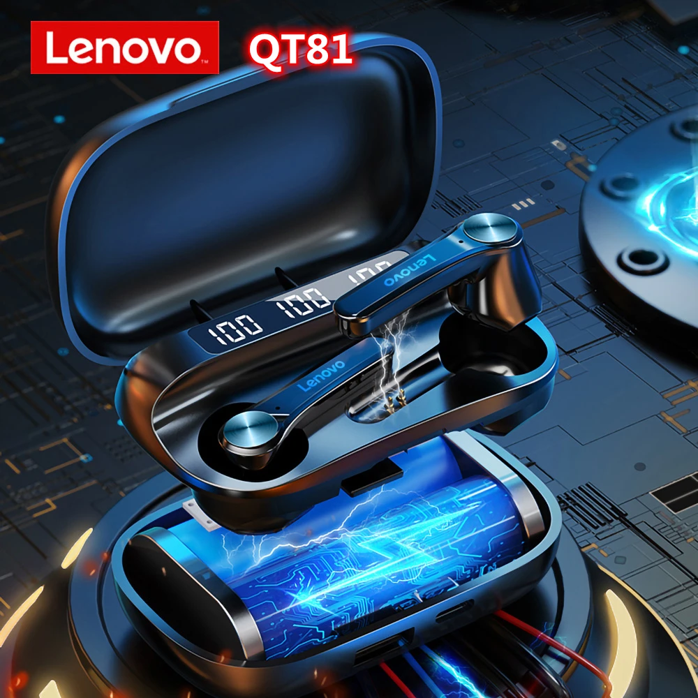 Новинка 2021 беспроводные наушники Lenovo XT89 LP40 QT81 игровые с Bluetooth управление