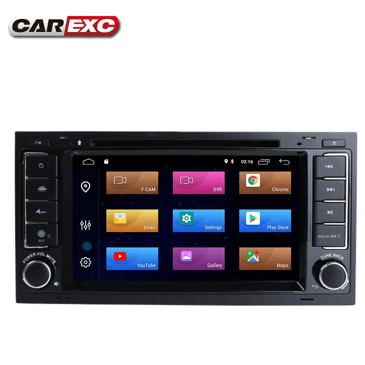 Android 9 0 7-дюймовый автомобильный dvd-плеер для VW/Volkswagen/Touareg с Canbus Wifi GPS навигация Bluetooth