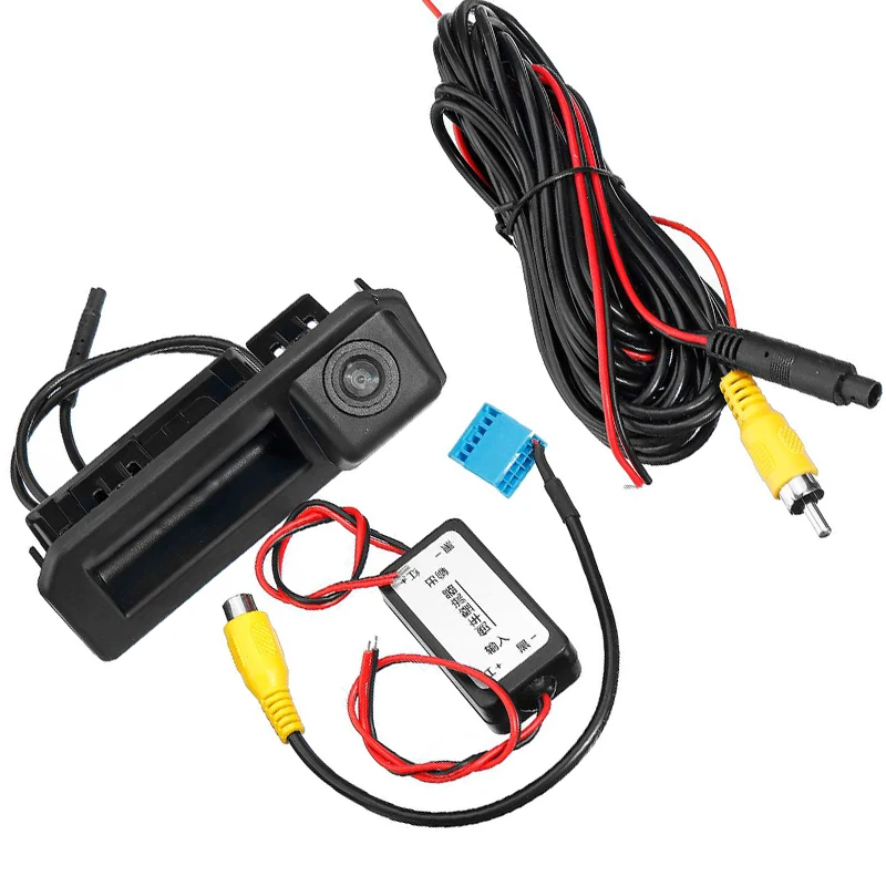 

Car Rear Trunk Tailgate Back Door Handle Rear View Parking Backup Camera HD For VW Vento Polo Sedan Facelift 2017 2018 2019