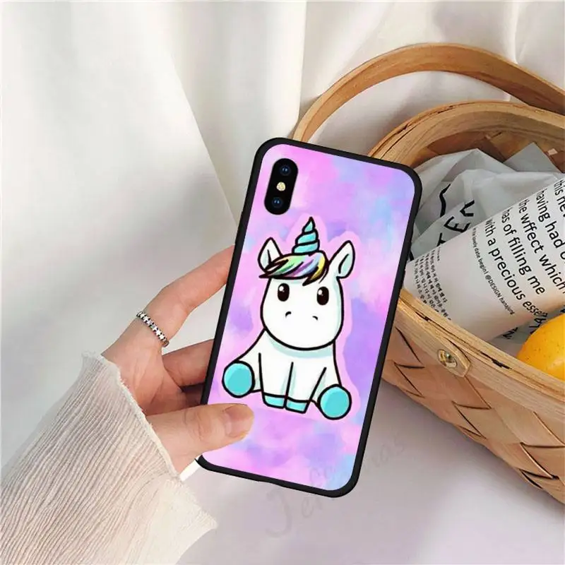 

rainbow unicorn cute cartoon animal Phone Case for iPhone 11 12 pro XS MAX 8 7 6 6S Plus X 5S SE 2020 XR