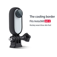 insta360 go 2 protective frame mount 14 adapter adjustable angle bracket stabilizer for insta360 go2 accessories