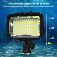 gopro light diving led video light 40m waterproof underwater led photography camera lighting led outdoor cameras lamp
