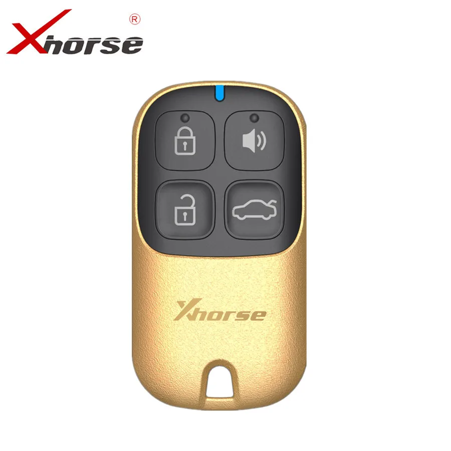 Универсальный пульт дистанционного управления XHORSE XKXH02EN 4 кнопки Золотой стиль