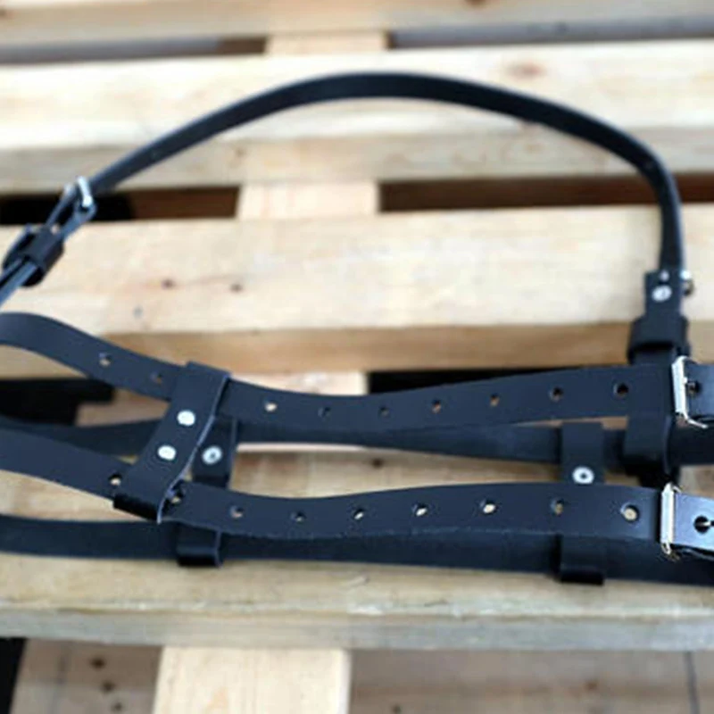 

women's leather belt Handmade Sexy Body Top Straps Harness Bondage Women Chest Cage Punk Garter Belt Gothic Waist Belt