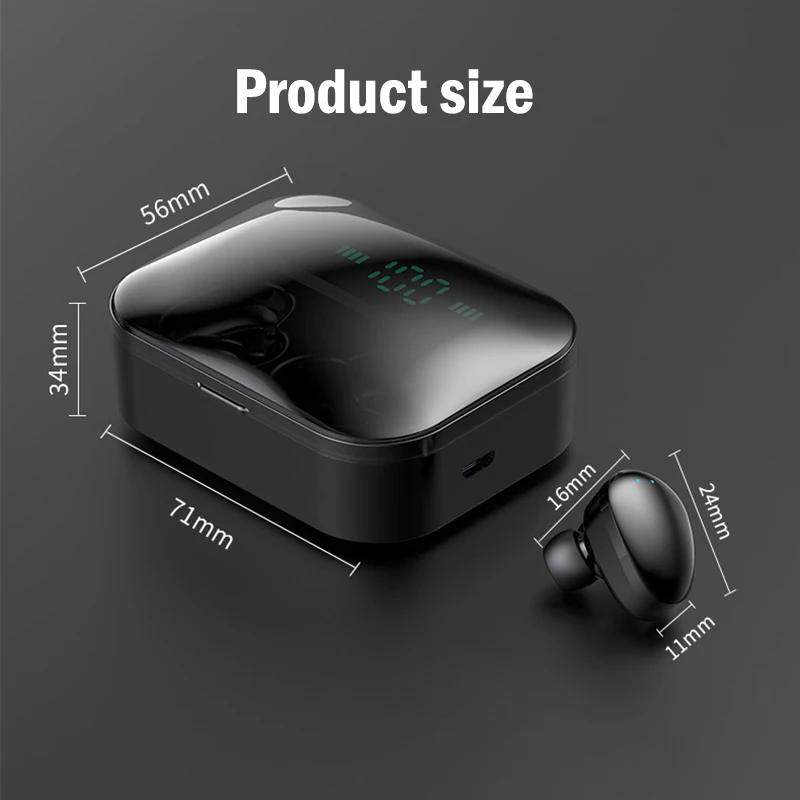 Беспроводные наушники Bluetooth 5 0 мини TWS водонепроницаемые головные уборы
