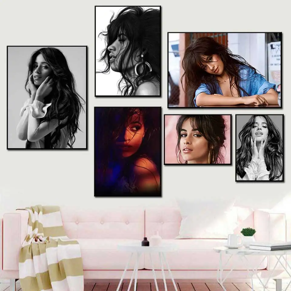 Постер Camila Cabello с изображением певицы и сексуальной музыки художественные