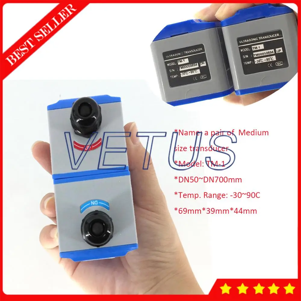 Ультразвуковой фиксированный расходомер цифровой водостойкий среднего