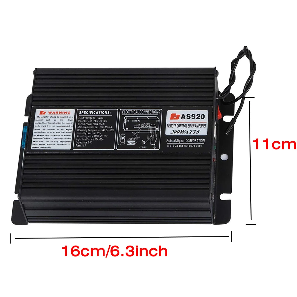 200 Вт Автомобильная сигнализация для грузовика полицейская сирена Мегафон
