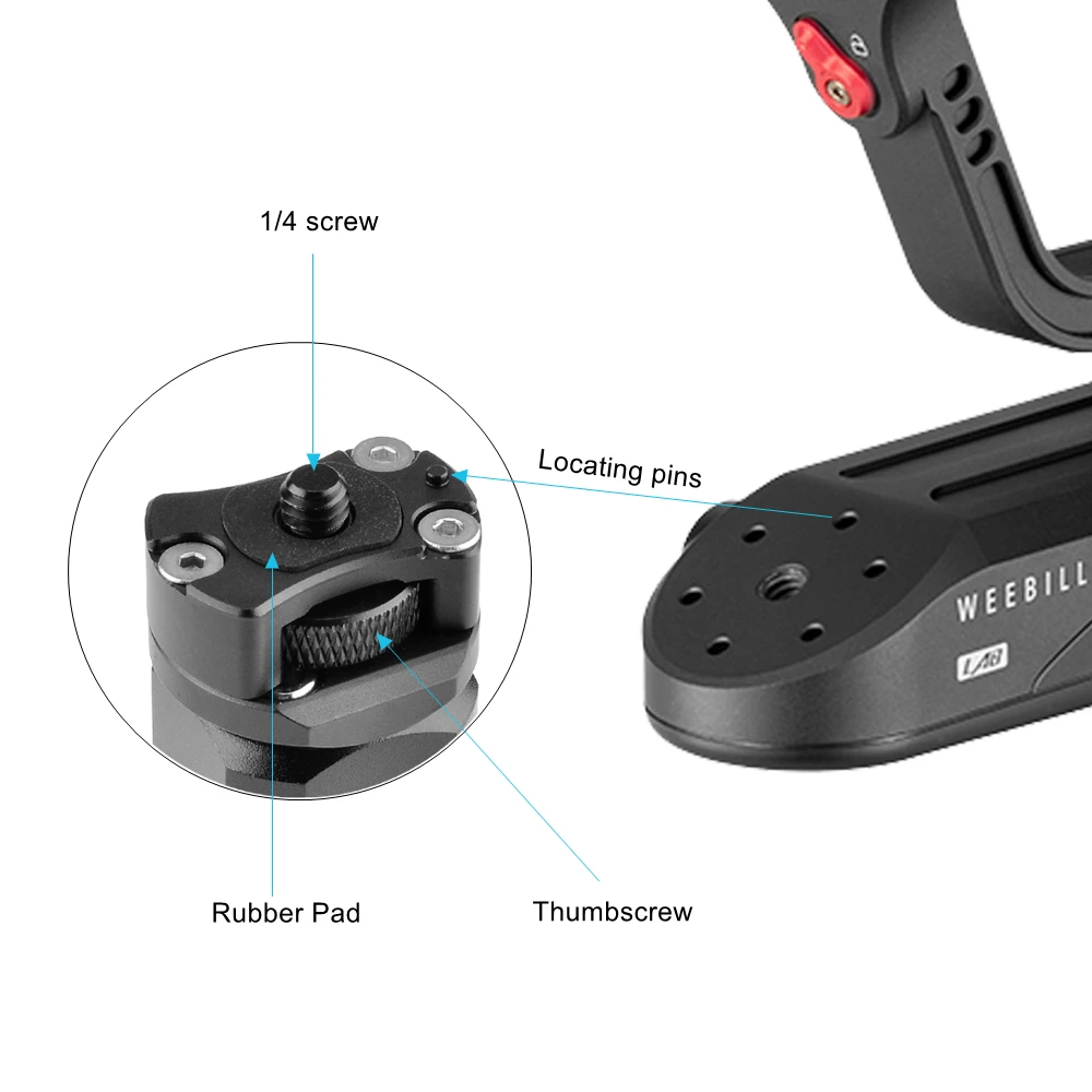 Улучшенная ручка WB с алюминиевой ручкой расширенная поддержка крепление для