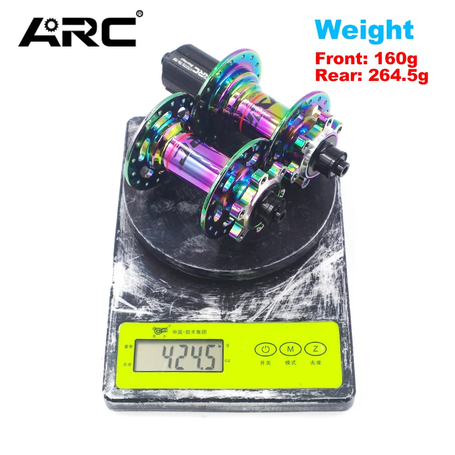 Втулка для горного велосипеда ARC Rainbow велосипедная с подшипником NBK 32H 8 9 10 11