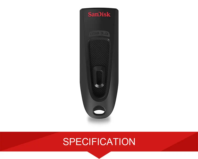 SanDisk CZ48 USB флеш-накопитель 16 ГБ 32 ГБ Флешка 64 Гб флэш-диск 128 ГБ U диск 256 ГБ USB3.0 карта памяти Чтение 100 МБ/с./с мини-флешка