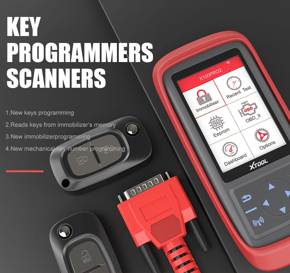 Сканер диагностический XTOOL X100 PRO2 OBD2 устройство чтения кодов автоматический