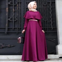 fashion abaya muslim women long skirt saudi arabia cloak ethnic style dress islamic party robe turkey ramadan women costume