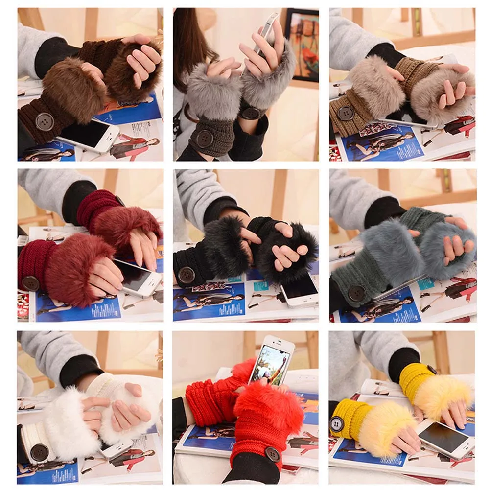 Женские зимние перчатки плисовые однотонный цвет Цвет обувь на платформе из