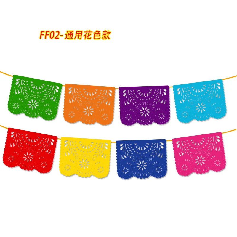 Мексиканская тема череп шаблон карнавал очереди вечерние украшения площадь Papel