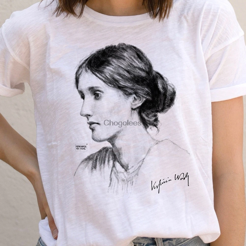 Вирджиния Вульф футболка Феминистская s для литературных рисунков подарок икона