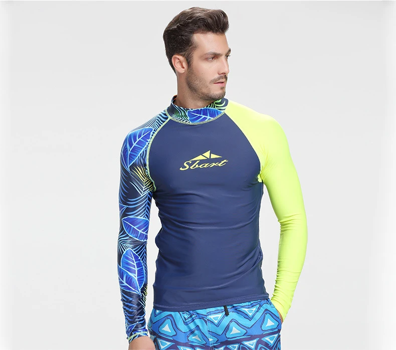 Профессиональный Rashguard плюс 3XL мужской дайвинг с длинным рукавом UV400 купальный костюм для серфинга Сноркелинг купальный костюм «Медуза» Пляжная одежда